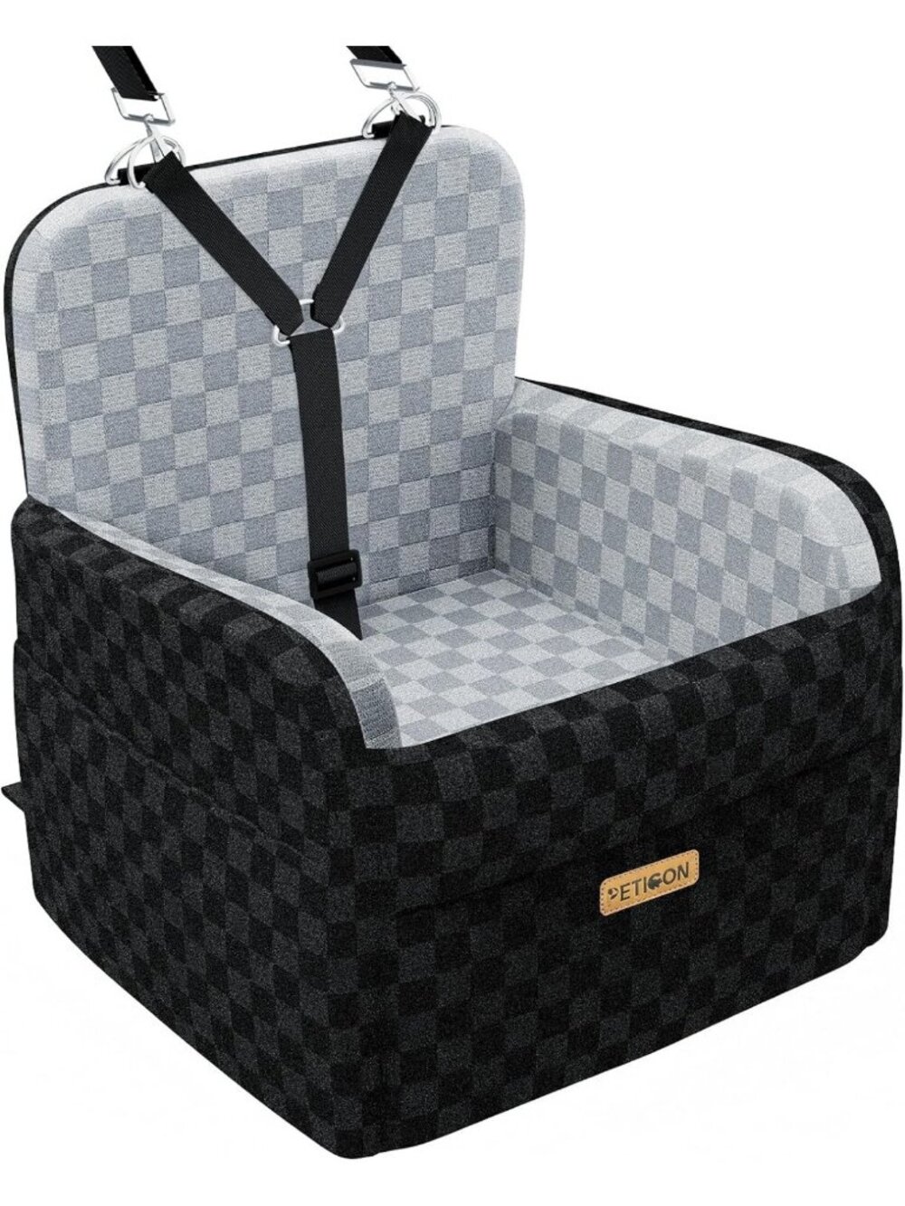 Waterproof Dog Car Seat for Small & Medium Dogs with 6in Memory Foam Comfort
